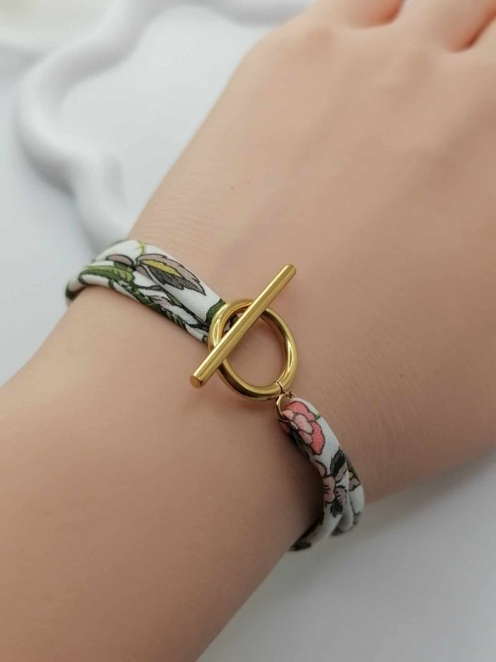 Bracelet liberty fermoir en acier inoxydable - photo numéro 3