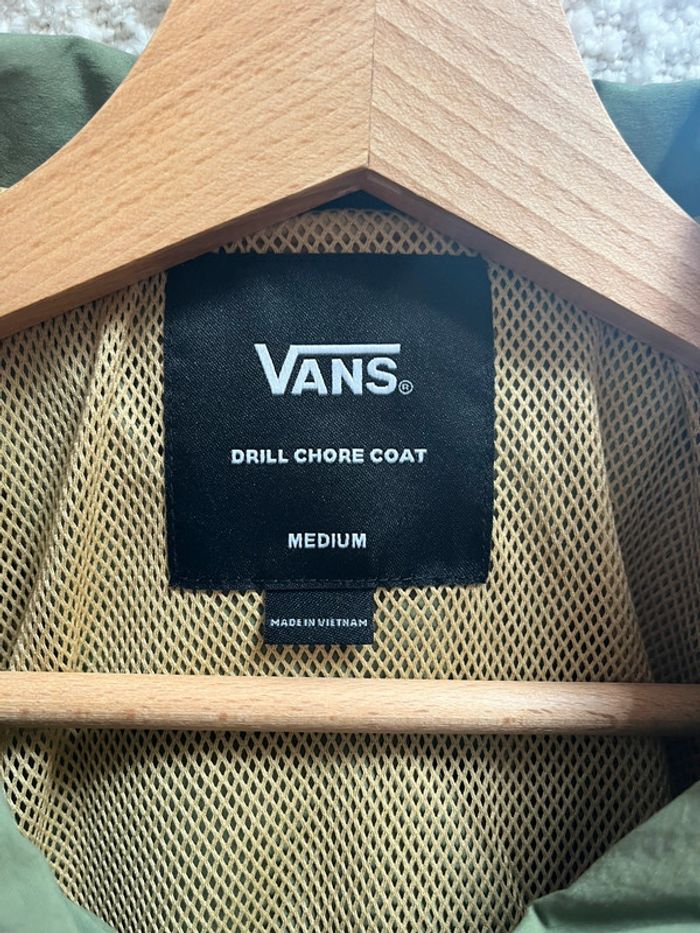 Veste Manteau Vans WW Drill Chore - Kaki Neuf - photo numéro 3