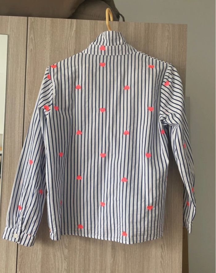 Chemise manche longue avec cœur - photo numéro 3