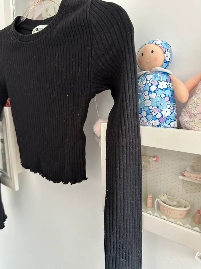 Pull coton côtelé - photo numéro 2