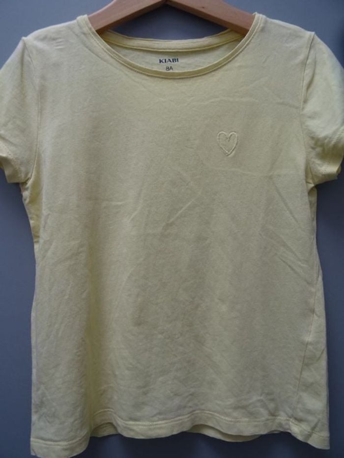 T-shirt à manches courtes jaune