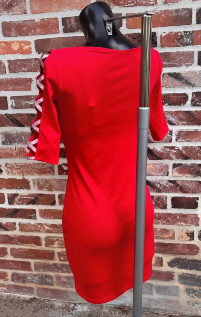 Robe rouge Giorgia T.36/38 (S/M) - photo numéro 6