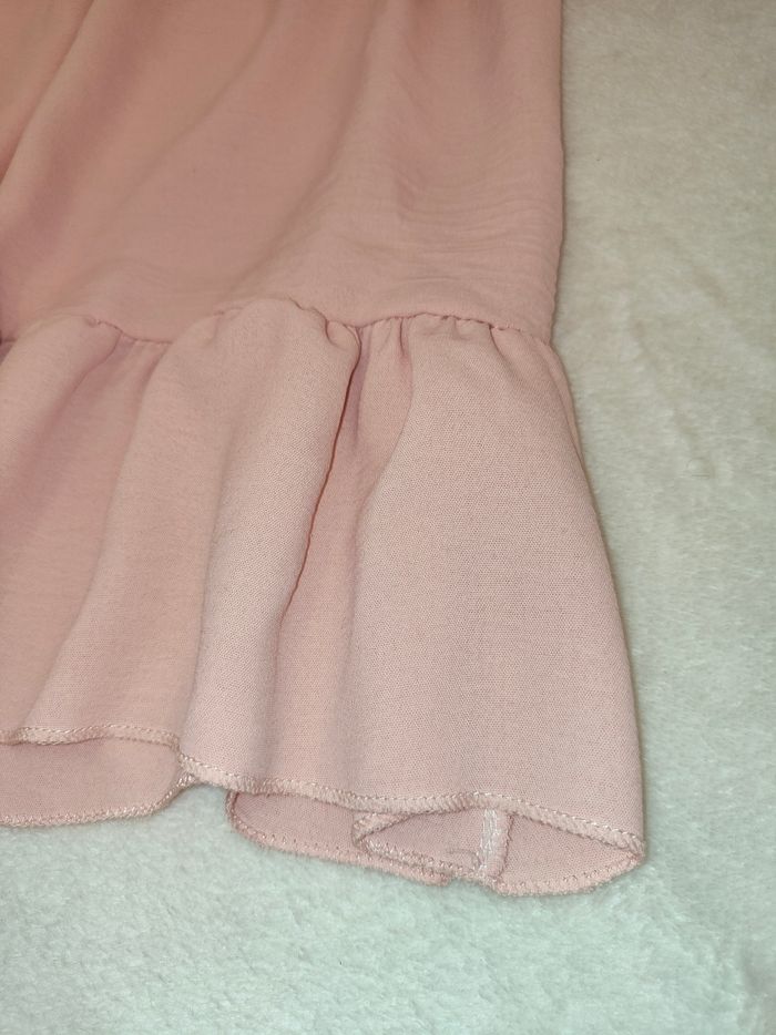 Robe courte évasée rose pâle femme - photo numéro 3