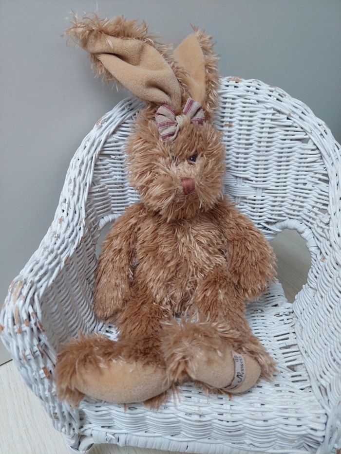 Louise Mansen - peluche lapin marron - photo numéro 2
