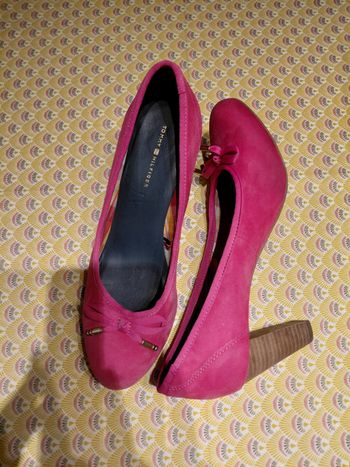 Chaussures à talons rose fushia Tommy Hilfiger 