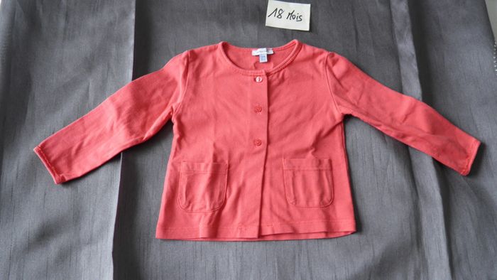 Gilet fin rouge 18 mois Absorba