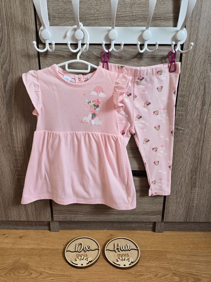 Vêtement Bébé Fille - Ensemble Minnie - Disney - 18 mois 77/82 cm