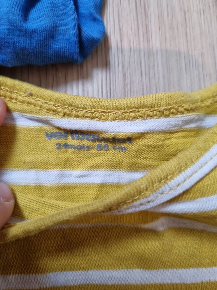 Lot de 5 t-shirts bébé manches courtes - photo numéro 2