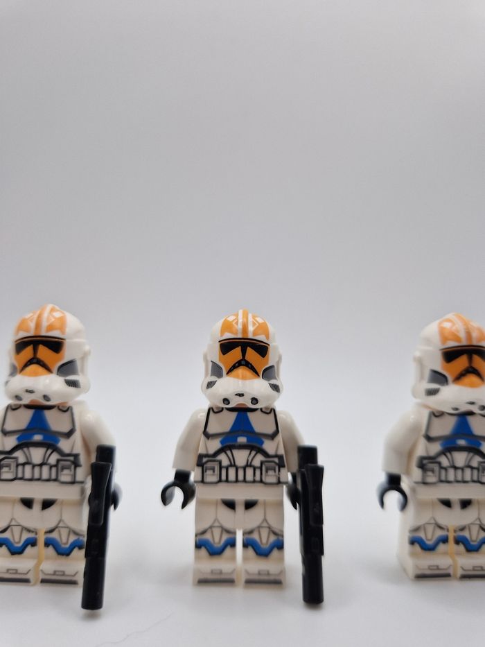 Figurines type lego 4 clones de la légion d'Ashoka star wars - photo numéro 2