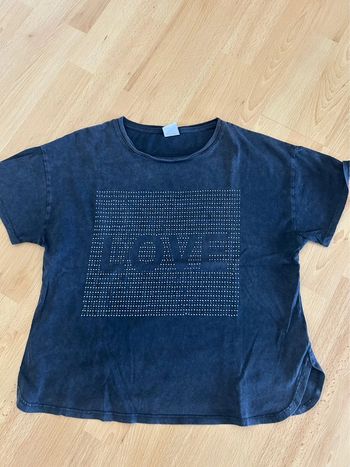 Tee-shirt marine sequins 10 ans Zara
