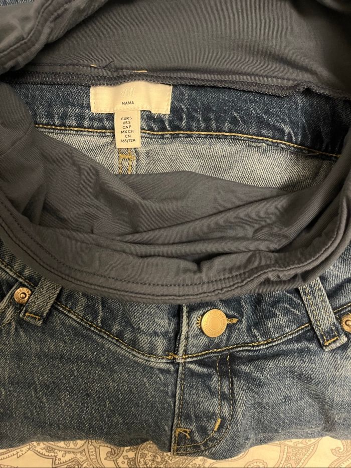 Jeans grossesse H&M bleu - photo numéro 3