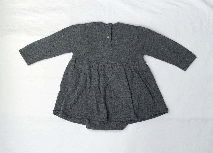 Robe courte avec body intégré Zara 3-6 mois - photo numéro 2