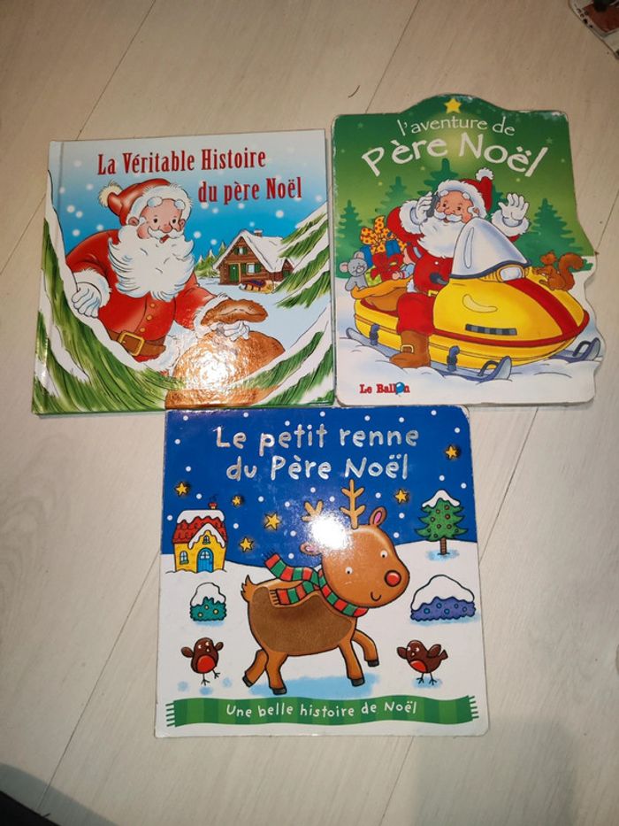 Lot de 3 livres sur le thème de Noël