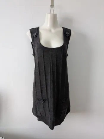 Pull long gilet sans manches - Dunnes - taille M/L