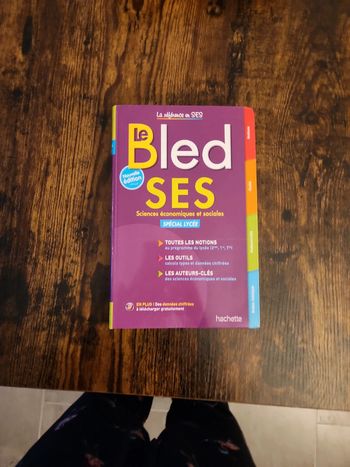 Livre : Le bled SES
