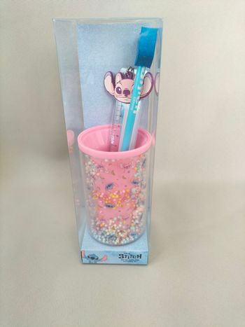 🩷 Pot à crayons + 3 PCS Stitch - Disney - Neuf 🩷