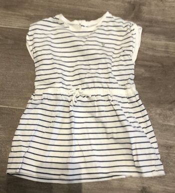 Robe marinière Kiabi 9 mois