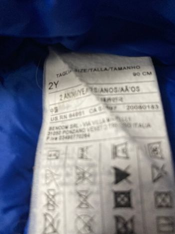 Vêtement de pluie Benetton 