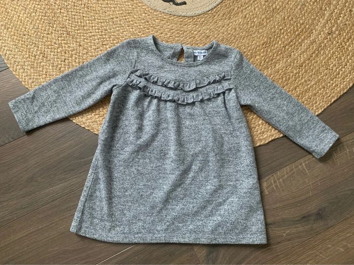 Robe ML volant grise Vertbaudet 2 ans 24 mois - photo numéro 2