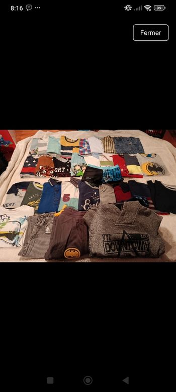 Lot de vêtements garçon 6 ans 