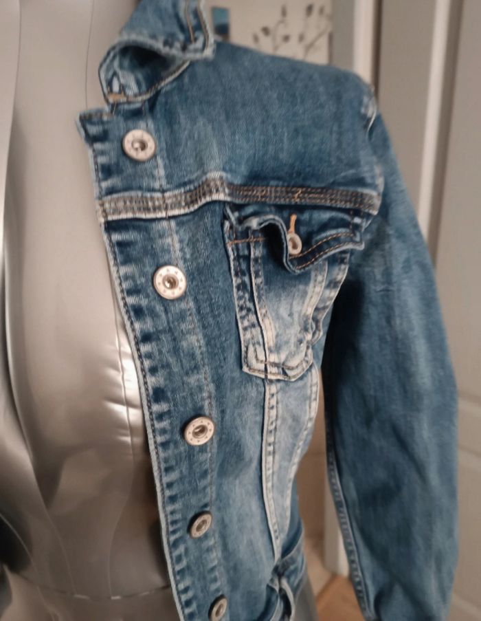 Veste jean femme t s - photo numéro 2