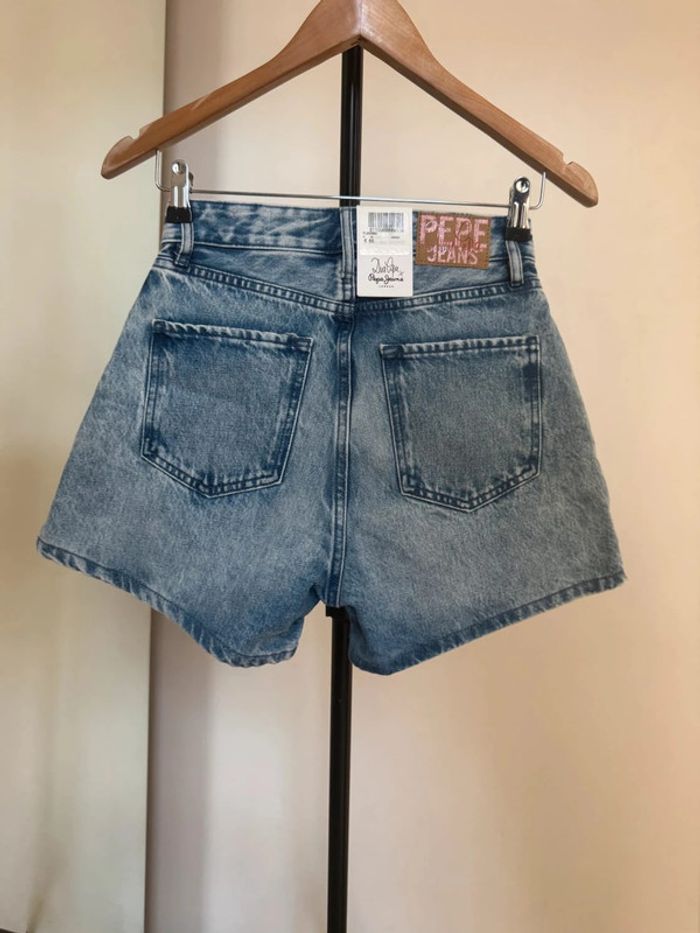 Short en jean taille haute W 25 Dua Lipa x Pepe jeans - photo numéro 2