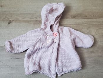 🌴 Manteau rose à capuche dpam taille 3 mois