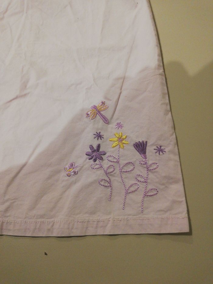 Robe bretelle fine été fille 3 ans violine - photo numéro 2