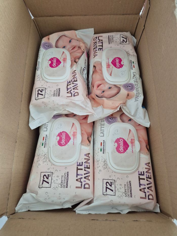 Carton de 24 paquets de 72 lingettes bébé - photo numéro 2