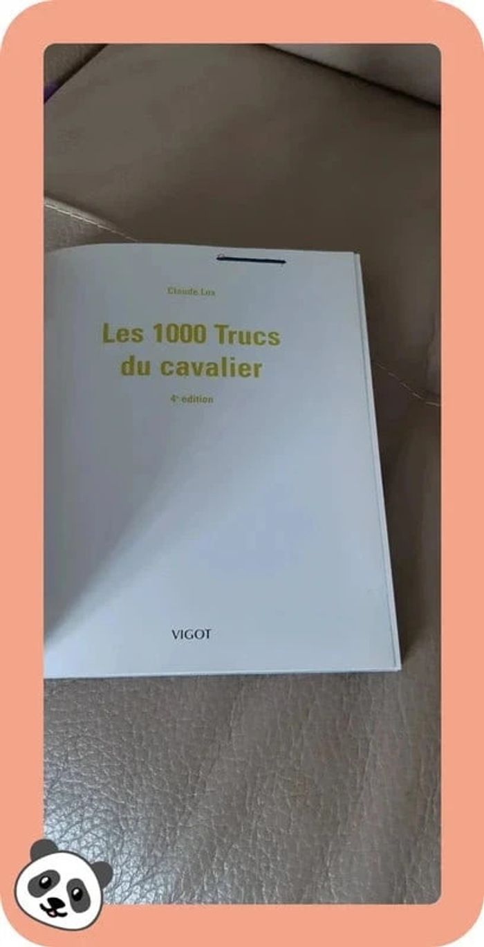 Livre "les 1 000 trucs du cavalier" état neuf - photo numéro 2