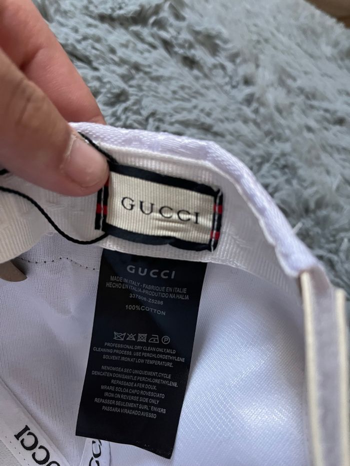 Casquette Gucci blanche authentique - photo numéro 4