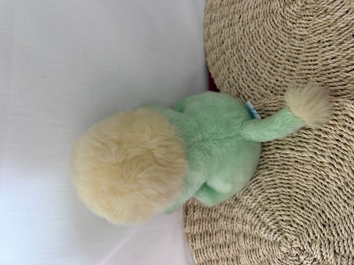 Peluche vintage lion vert nounours - photo numéro 2