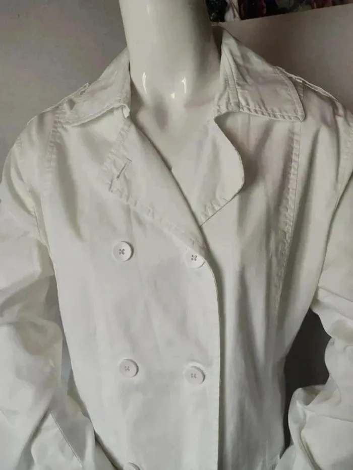 Trench blanc - photo numéro 3
