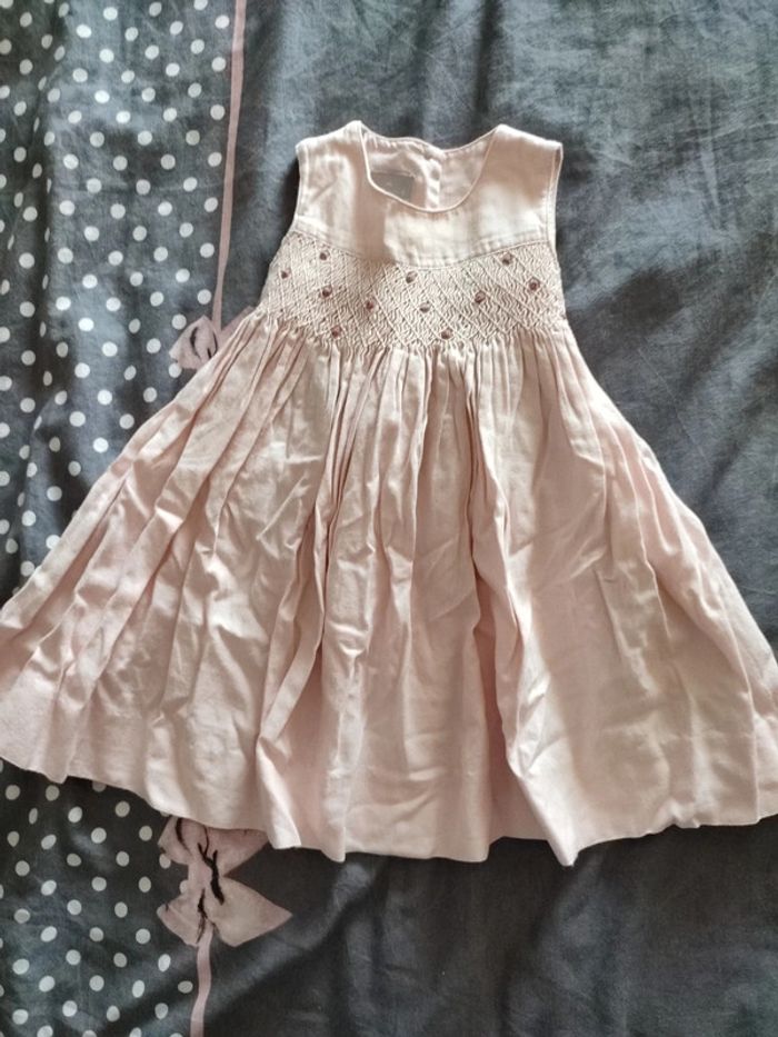 Robe Cyrillus à smock 9 mois - photo numéro 2