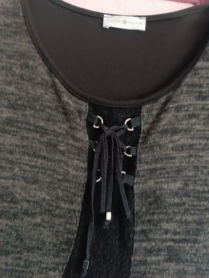 Robe noire "Cache cache" T.38 - photo numéro 5