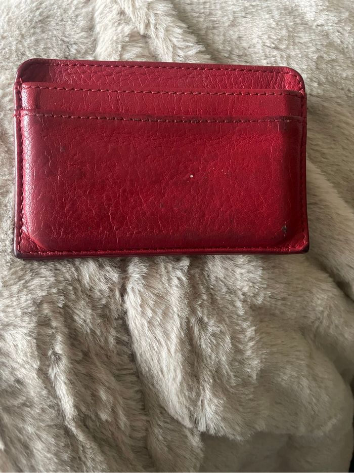 Sac zadig et voltaire rouge avec son porte carte - photo numéro 4