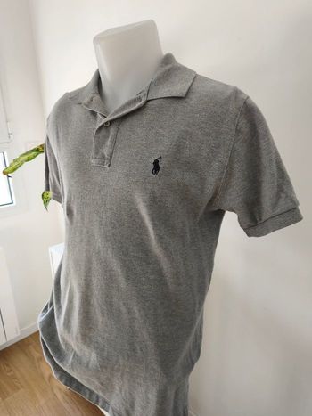 Polo homme gris taille M | Ralph Lauren logo brodé  | Modèle récent en très bon état 