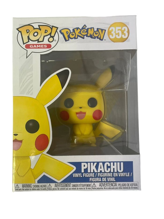 Figurine Funko Pop Pokémon Pikachu N•353 neuf