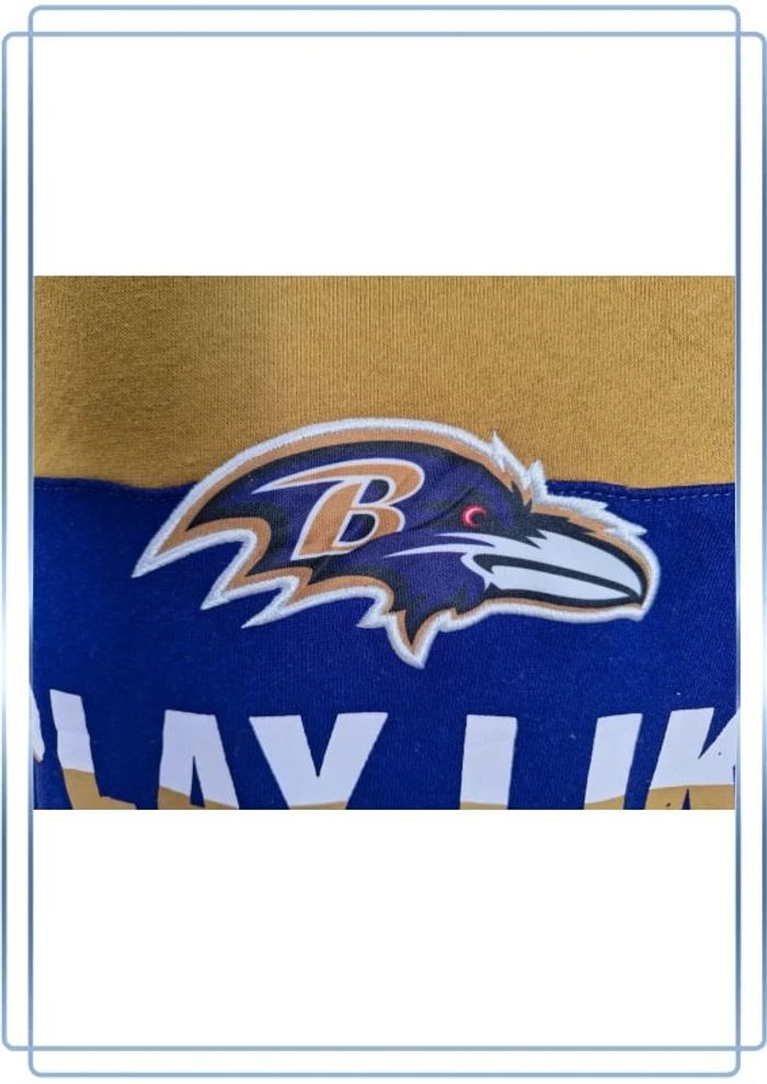Sweat col rond / crewneck miller lite homme violet et moutarde / taille M (297) - photo numéro 4