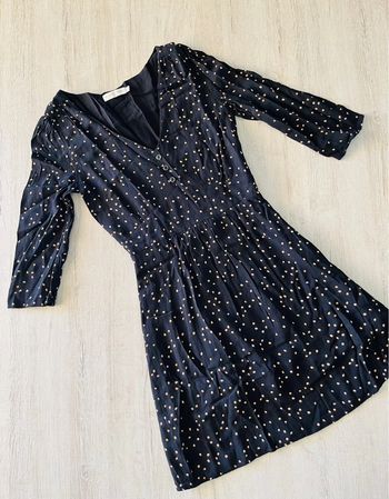 Robe noire à motifs femme La petite étoile