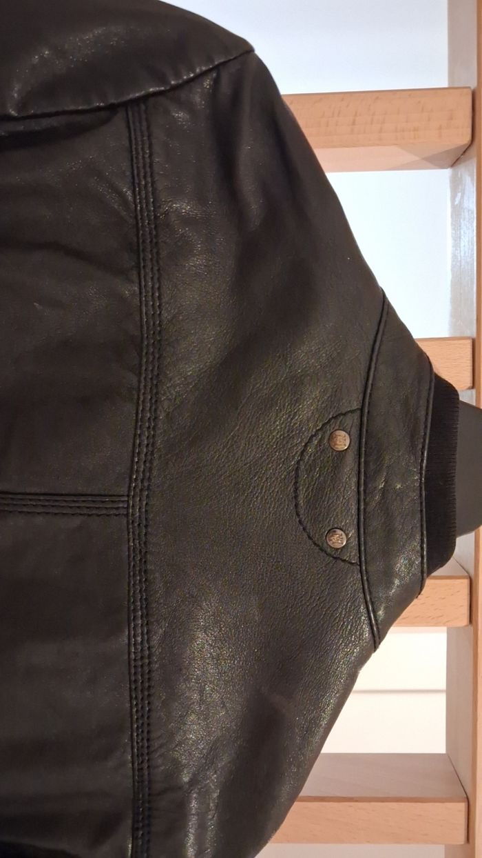 Veste cuire mango S - photo numéro 7