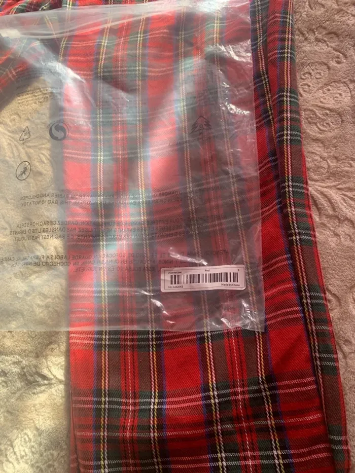 Pantalon écossais rouge neuf - photo numéro 6
