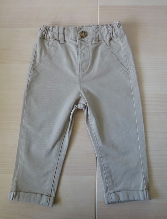 Pantalon chino beige Kiabi 12 mois