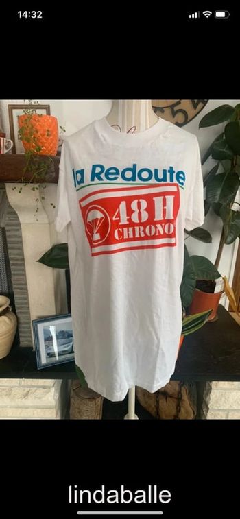 Tshirt de cyclisme 48 H Chrono , la Redoute . Vintage . Taille xxl . Comme neuf .