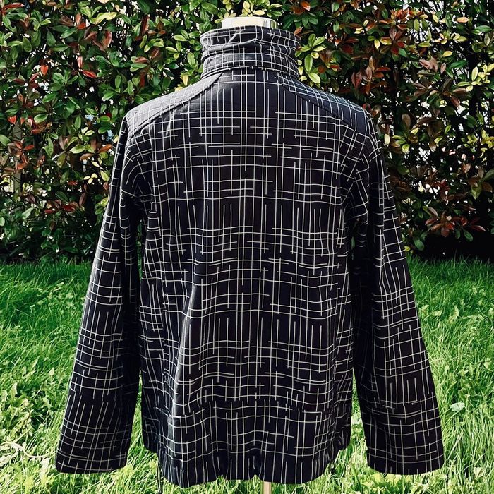 Manteau/veste noire doublée avec détails blancs Jack Wolfskin pour homme, taille L - photo numéro 2