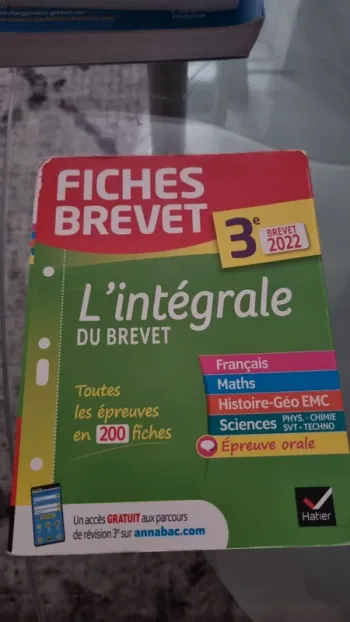 Fiches brevet 3e