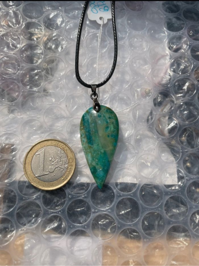 Pendentif mixte  Opale bleu des Andes - photo numéro 4