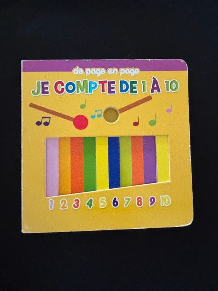 Livre d’apprentissage je compte de 1 à 10