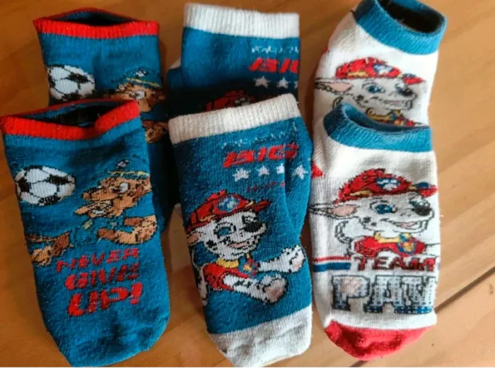 Lot  de  3 paires de  socquettes Pat  patrouille