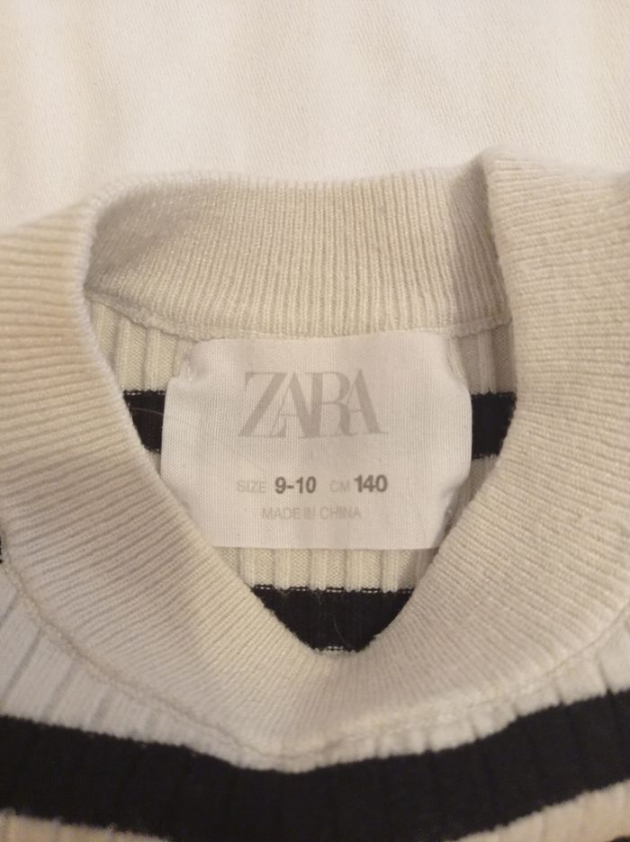 Pull en laine manche longues marque Zara Stein 9 ou 10 ans 140 cm voir photos - photo numéro 3
